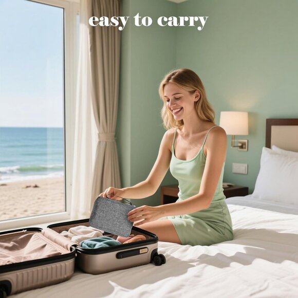 Portable Makeup Brush Cleaner Machine -15000RPM Fast Deep Cleaning and Dry Make - Picture 6 of 7